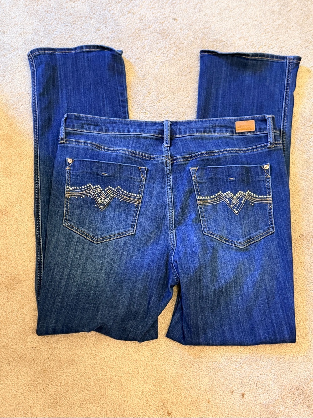Woman's Seven Bombshell Hi Rise Dark Wash Bootcut Jeans Size 12/31
